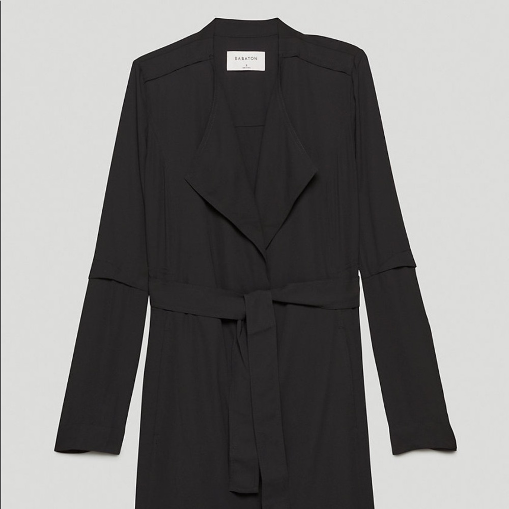 Aritzia - Babaton - Flowy Trench Coat - Taupe - Size Extra Small (XS) - Picture 8 of 15
